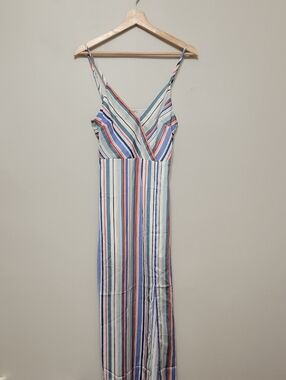 Jack by BB Dakota Sz XS Stripe My Fancy Side Slit Maxi Dress NWT